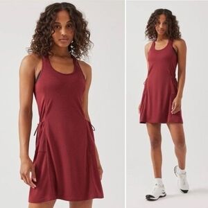 Outdoor Voices RecMesh Dress in Boysenberry Size Small